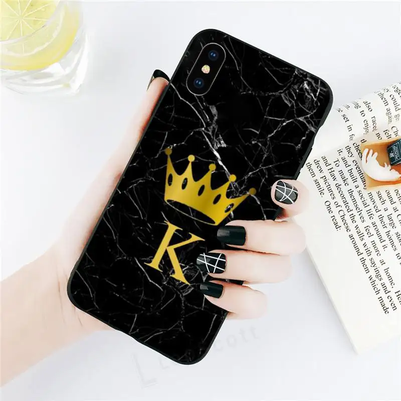 

Marble gold letter words text Phone Case for iPhone 11 12 pro XS MAX 8 7 6 6S Plus X 5S SE 2020 XR