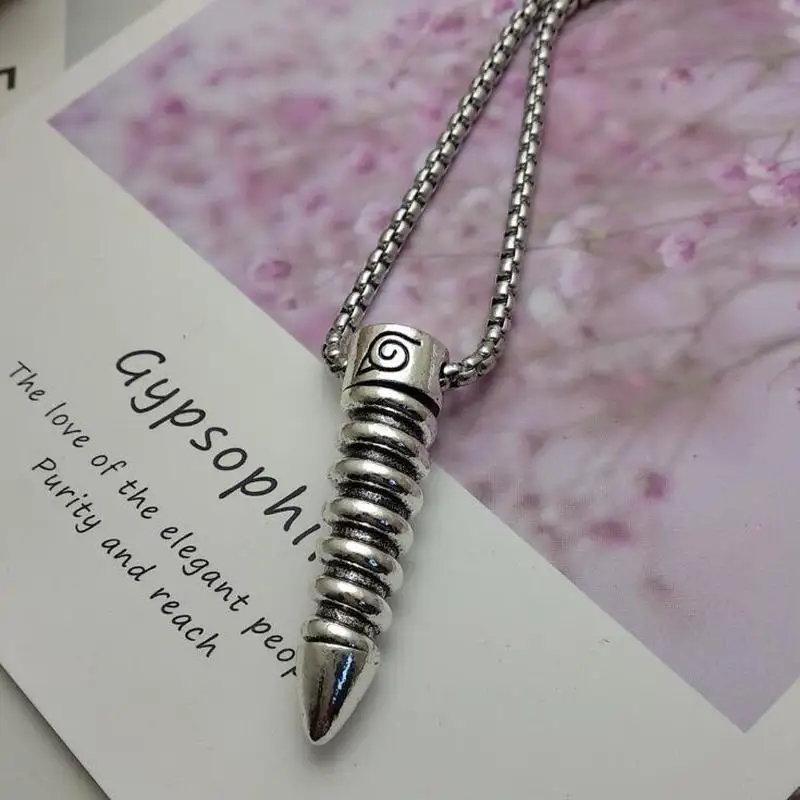 Периферическая цепочка из мультфильма удзумаки и боруто металлический кулон с