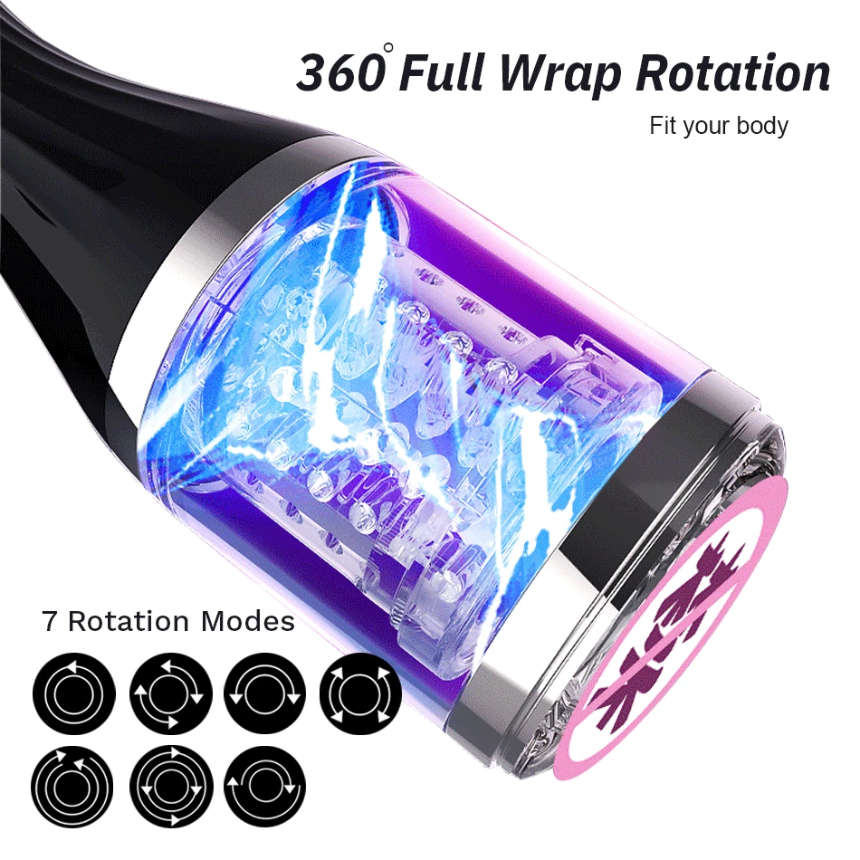 Мужской мастурбатор для мужчин Электрический поворот карманная киска настоящая