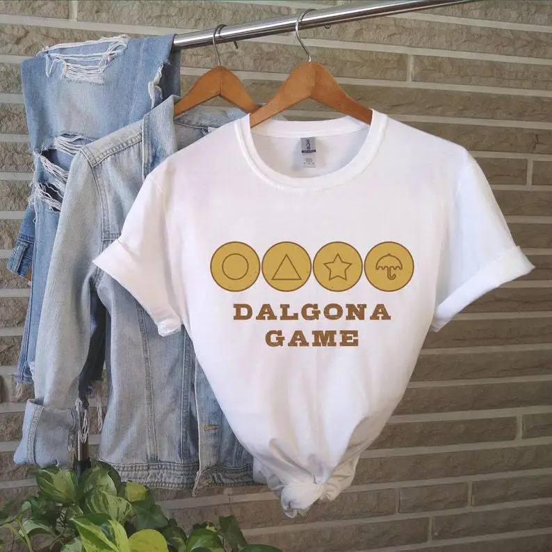 

Squid Game Korean Drama round Neck T-shirt