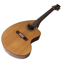 special body 41 inch acoustic guitar 12 string cutaway design matte finish 22 frets folk guitar with fog problem