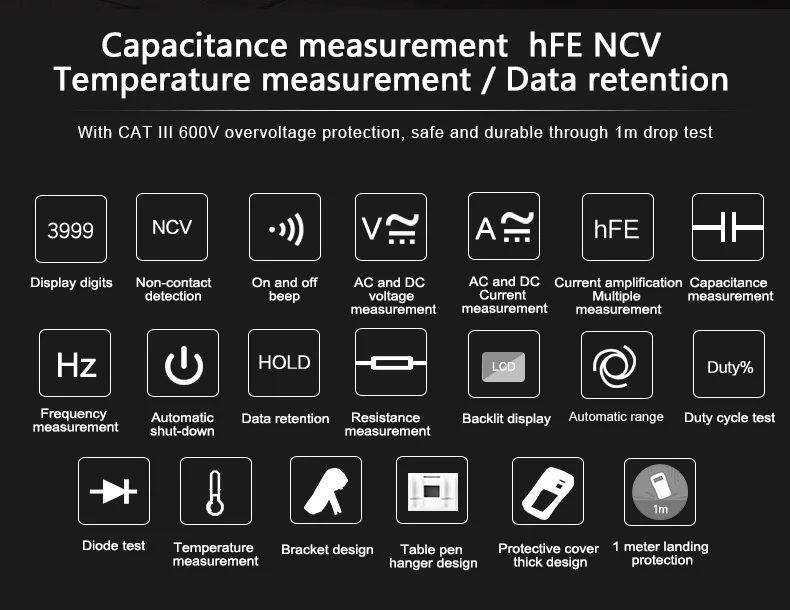 precisão ac e dc tensão e corrente