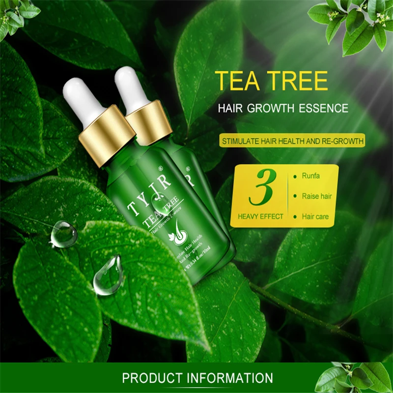 Питательный Уход за волосами чайное дерево эфирное масло против алопеции