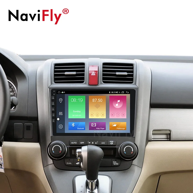 Android 10 4G + 64G Автомобильный dvd-радиоприемник для Honda CRV CR-V 2006 - 2012 GPS навигация IPS экран