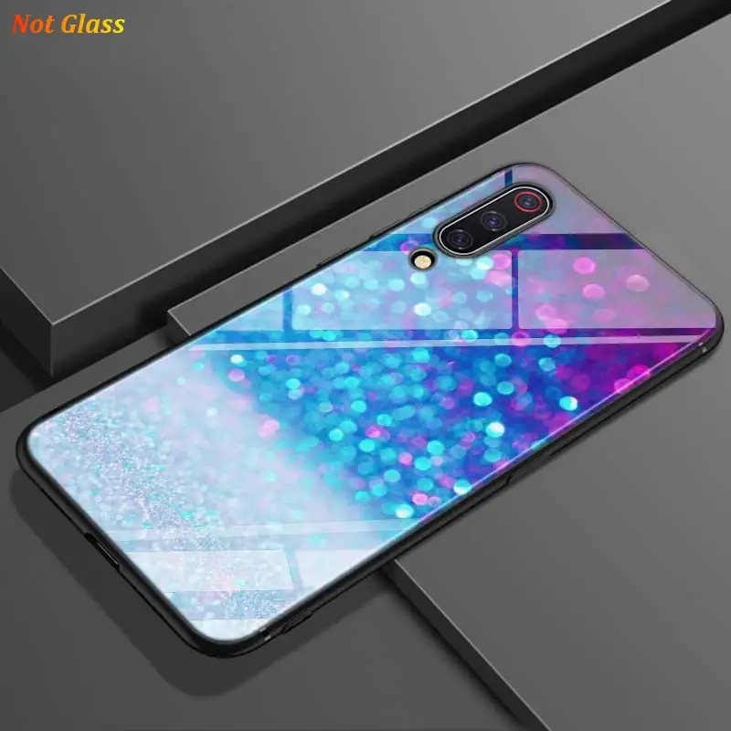 Черная крышка звездного неба, следовании арт для Xiaomi Mi A1 A2 A3 5X6X6 8 9 Lite CC9 F1 9T 9TPro играть глянцевый чехол для телефона