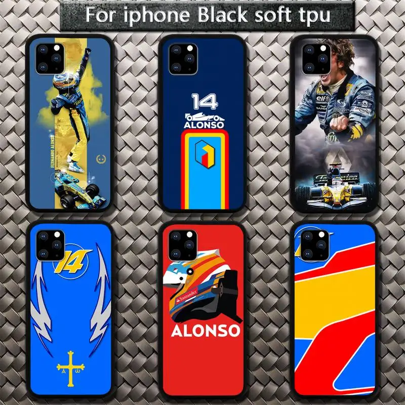 

Fernando Alonso Phone Case for iphone etui 11 12 13 pro max xr xs x 7 8 6s plus mini Fundas Coque cover