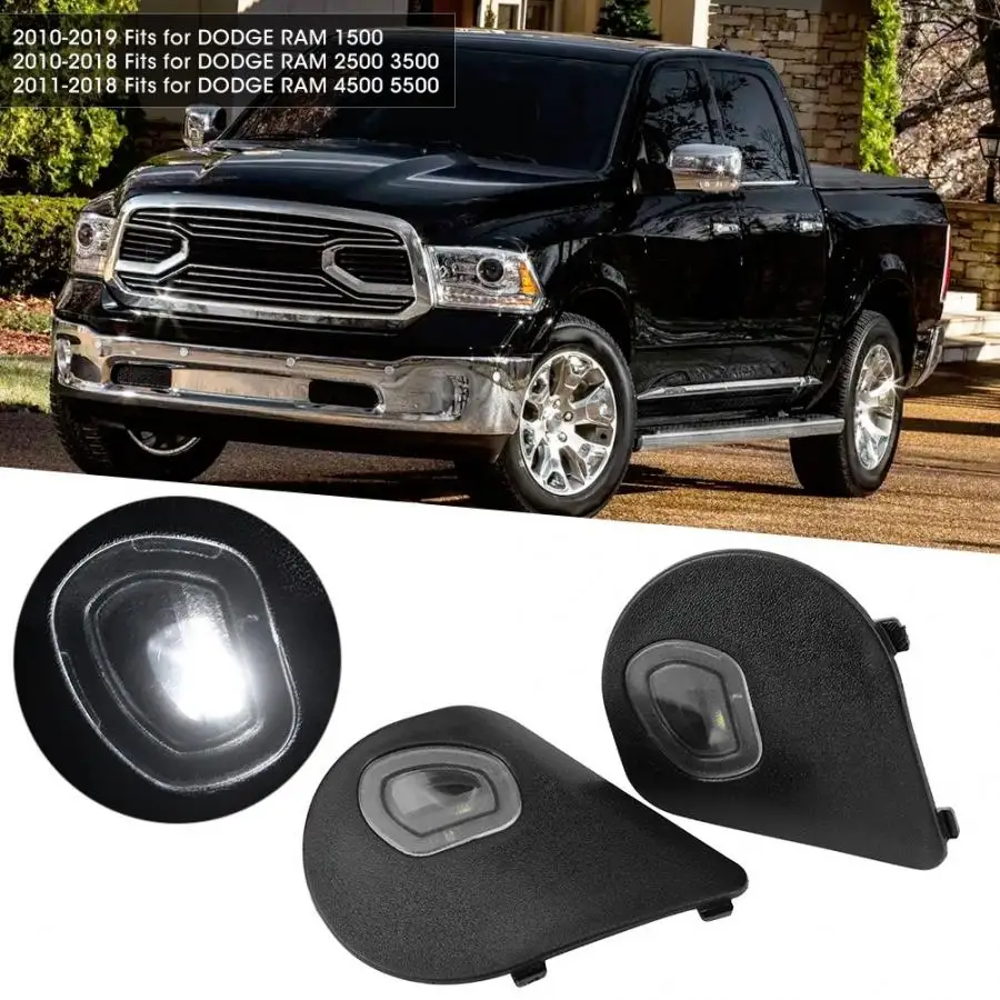 1 пара левых и правых светодиодных боковых ламп для зеркала лампы лужайки 68087238AA