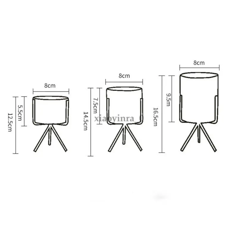 Металлический Керамика ящик для комнатных растений и железная стойка сада