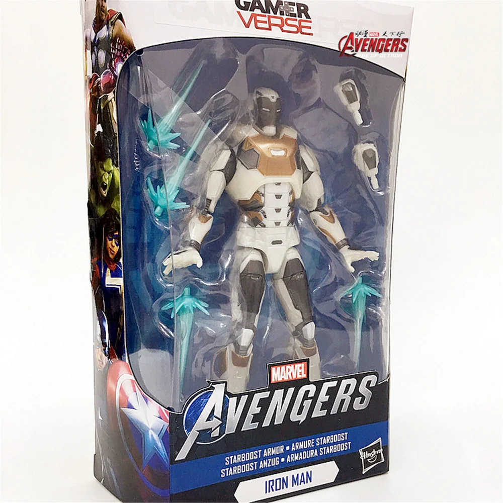 

Hasbro Iron Man Marvel Legends Series 6-inch Collectible Action Figure Toy Gamerverse Marvels Avengers Starboost Armor