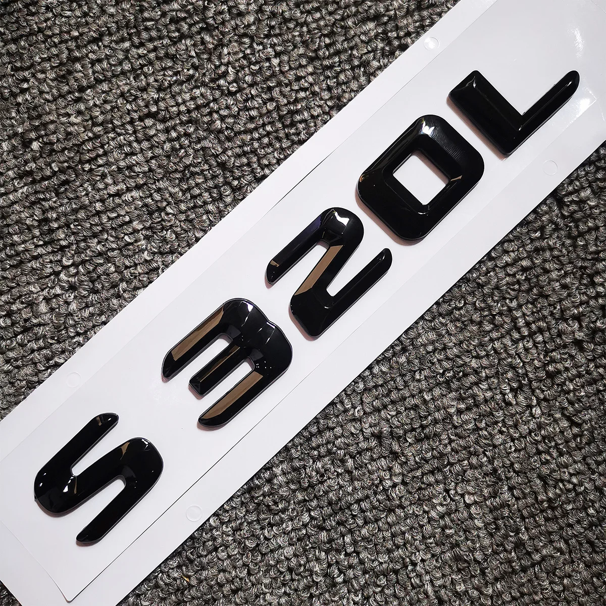 Оригинальный размер 1:1 эмблема заднего хвоста автомобиля с номером буквы стикер