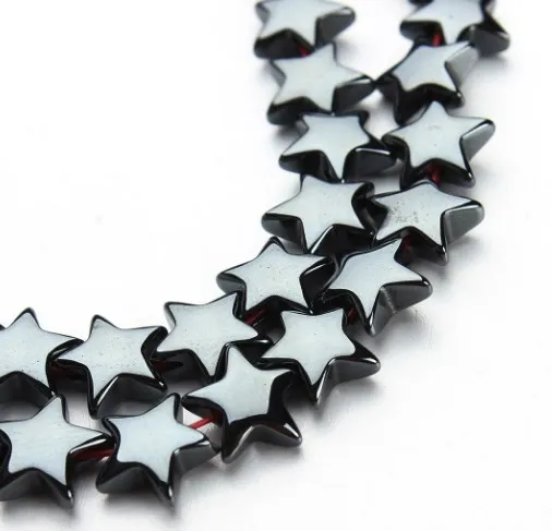 

8mm star Shape Hematite Spacer loose Beads For Jewelry Making Diy Bracelets Necklace fdh4s