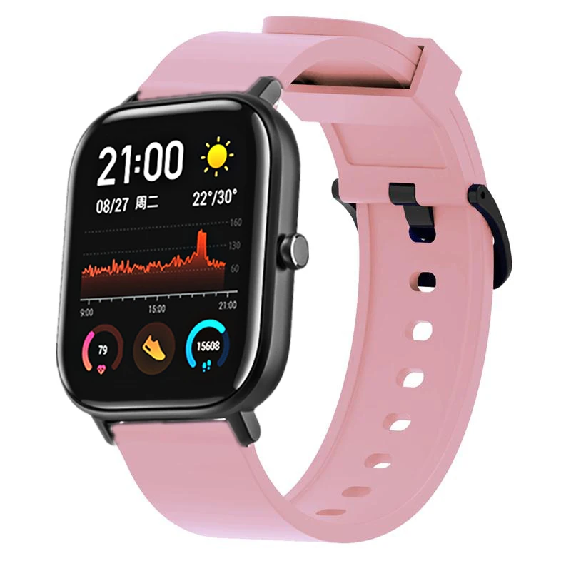 Силиконовый ремешок FIFATA 20 мм для часов Xiaomi Huami Amazfit GTS/Amazfit Bip Samsung Gear Sport/Active Smart Watch |