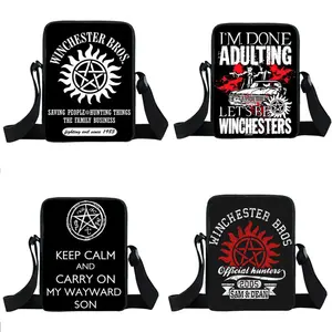 Крутая сверхнатуральная сумка-мессенджер братья Винчестеры Сэм Дин сумка через плечо женская сумка для девушек школьные сумки студенческая сумка для книг