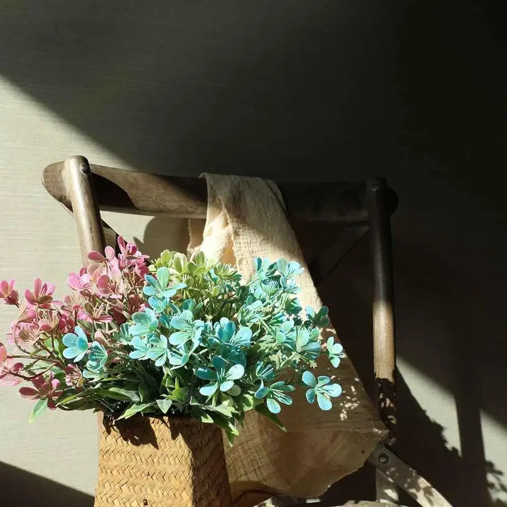 Искусственные искусственные розы фланелевый цветок букет невесты свадебный