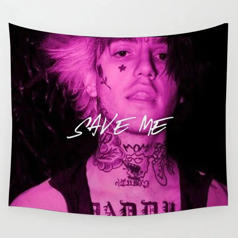

Lil Rapper Peep Wall Hanging Tapestry 3D Printing Wall Art Decorations for Bedroom Tapiz 95x73cm/150x100cm/150x130cm/200x150cm