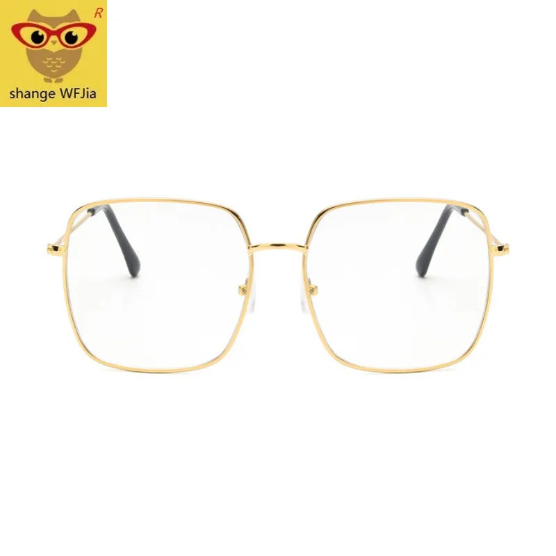 Новинка 2020 квадратная оправа винтажные женские очки большого размера d