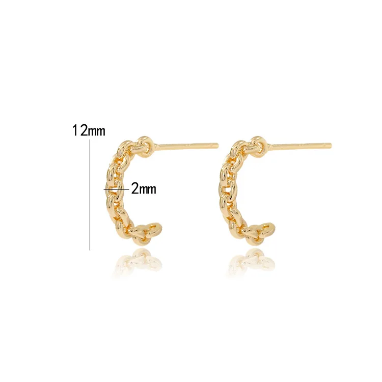 12MM 14K Gold Color Brass Earrings Hooks Earring Findings High Quality Diy jewelry accessories | Украшения и аксессуары
