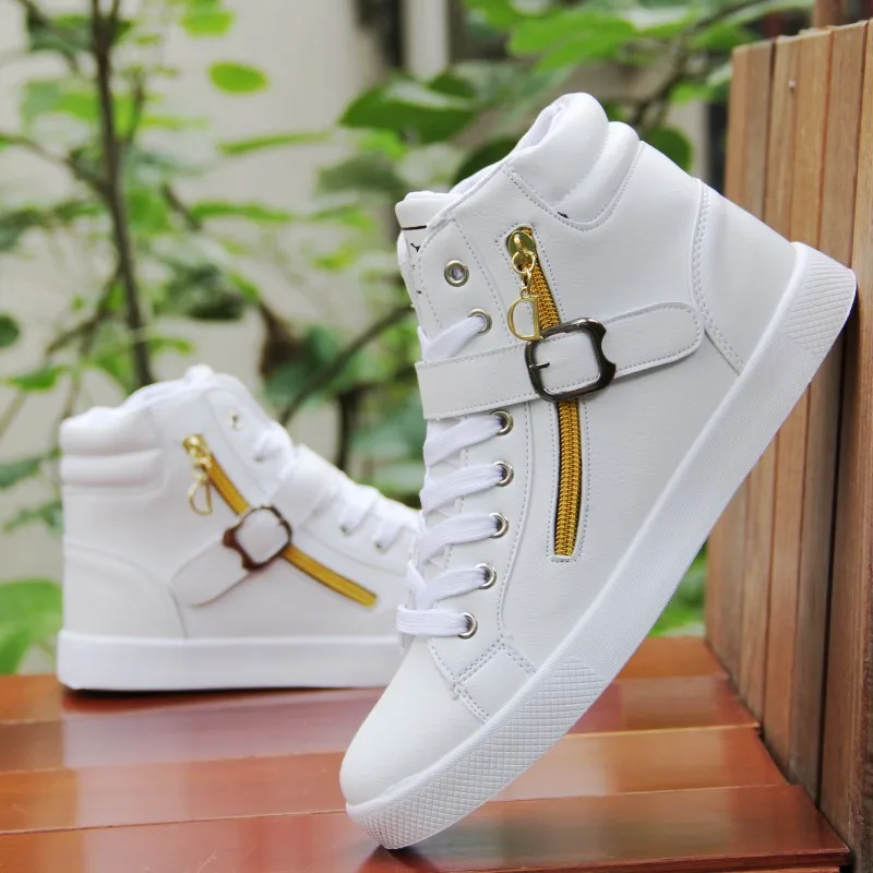 Для Мужчин's Повседневное Скейтбординг обувь высокие кроссовки спортивная