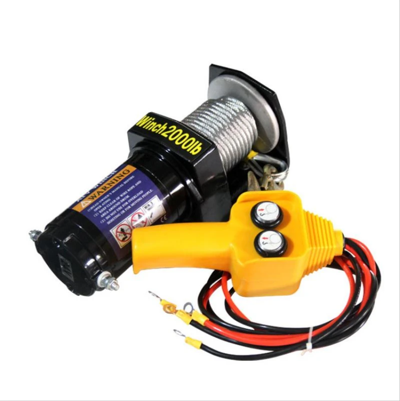 Vehicular Electric Winch 12V24V Auto Winch Off-Road Vehicle Self-Rescue Electric Winch Traction Hoist