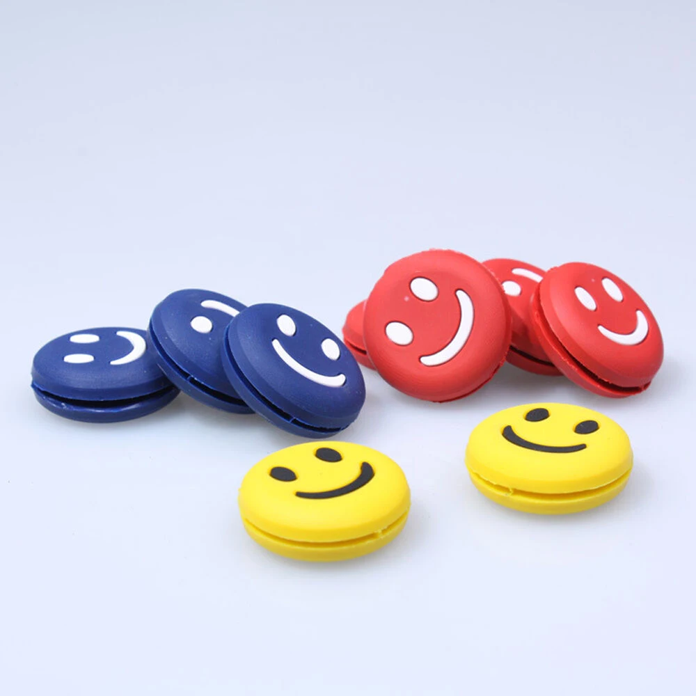 

Smiley Face Racket Shock Absorber Vibration Dampener for Tennis Racquet Silicone