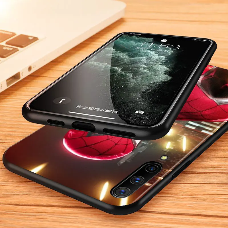 

Superhero Spiderman for Samsung A2 A10 A20 A30 A40 A50 A60 A70 A80 A90 Core E S TPU Black Phone Case