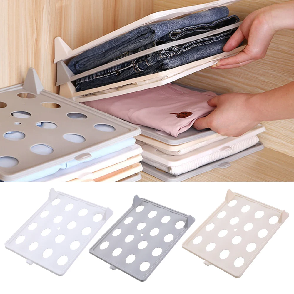 

1/3/5/10PCs Multi-Functional Wardrobe Folder Board for T-Shirt Clothing Convenient Short Shirt Organizer Storage Separate Tools