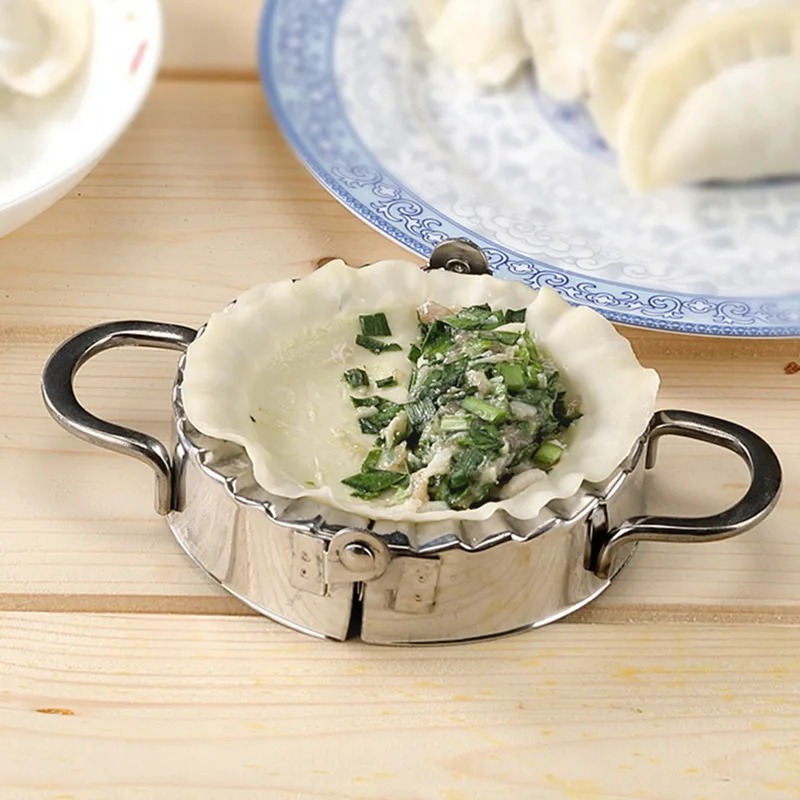 1/2 из нержавеющей стали клецки машина обертка тесто резак плесень различных