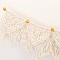 fringed weaving small flag household wall decoration european bohemian style living room bedroom hanging decorations crafts