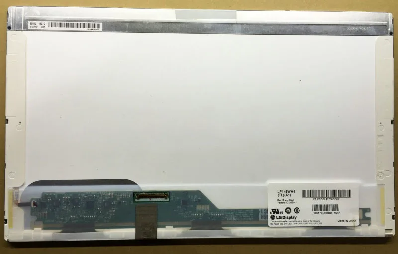 

14.0" Laptop Matrix For LG LP140WH4-TLA1 LP140WH4 TLA1 LCD Screen 40 Pins HD 1366X768 Glossy Panel Replacement LP140WH4 (TL)(A1)