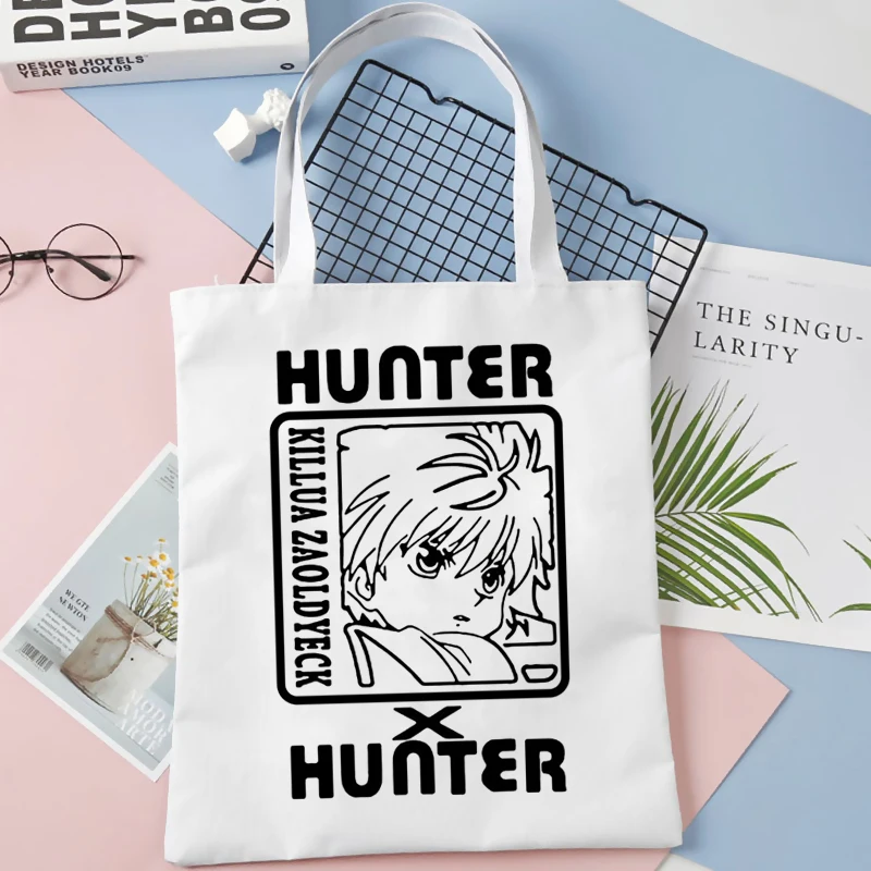 

Hunter x Hunter shopping bag shopper tote bolsa grocery jute bag canvas bag bolsas ecologicas net bolsas reutilizables shoping