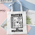 Hunter x Hunter сумка для покупок, сумка-тоут, сумка для продуктов, Джутовая сумка, Холщовая Сумка, экологические сетчатые сумки, многоразовые товары для покупок