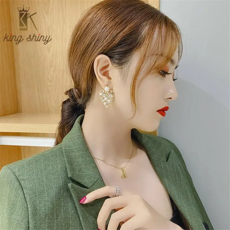 2020 Za в Корейском стиле асимметричное платье форме сердца с украшением виде