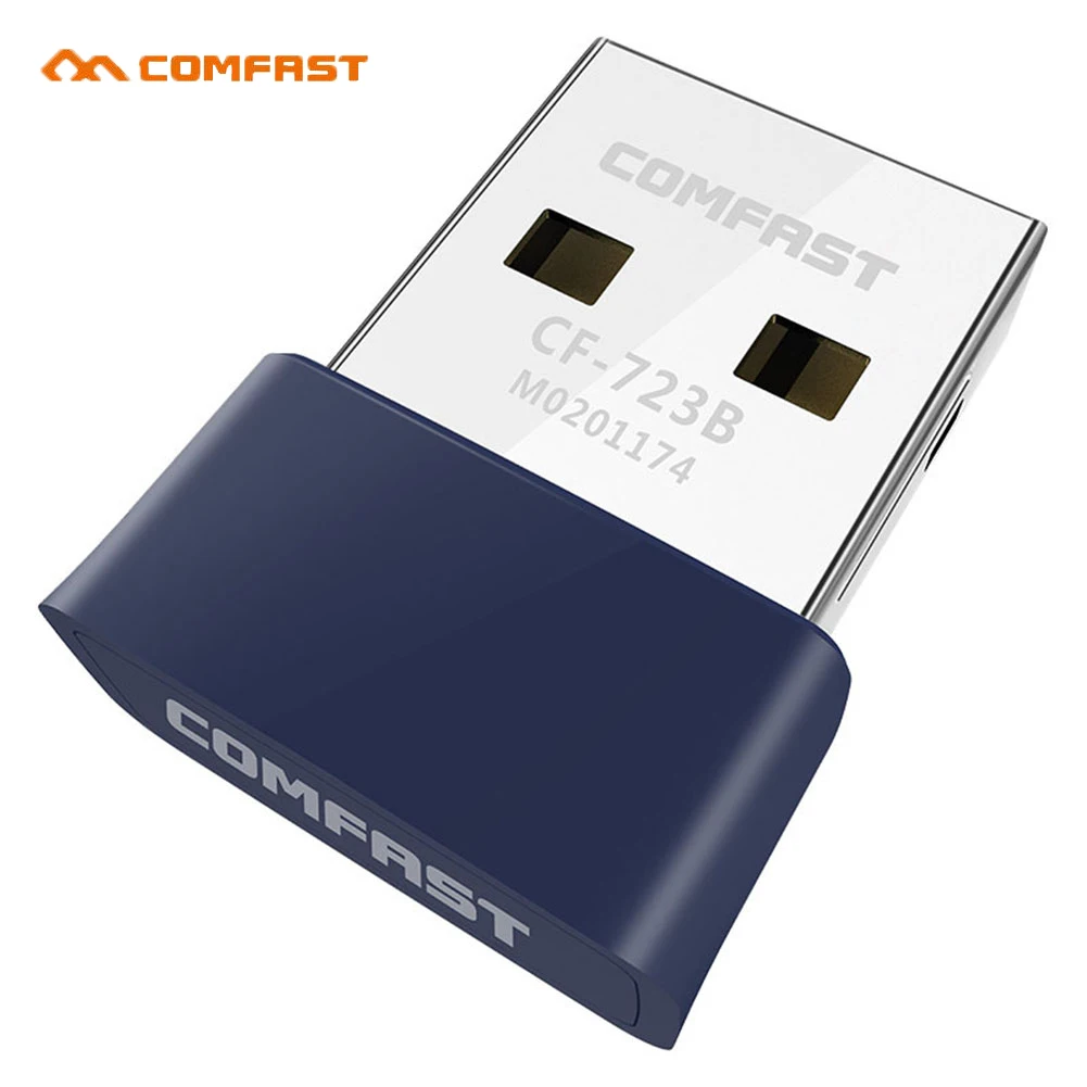 

COMFAST 2 в 1 USB WiFi адаптер приемник адаптер 150 Мбит/с мини беспроводная сетевая карта с 2dBi антенной для Windows