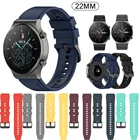 Ремешок силиконовый для наручных часов Huawei Watch GT 2 46 мм, спортивный сменный Браслет для смарт-часов GT2 Pro Watch 3 Pro Correa, 22 мм