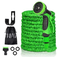 hot selling 25ft 150ft garden hose expandable magic flexible water hose eu hose plastic hoses pipe with spray gun to watering