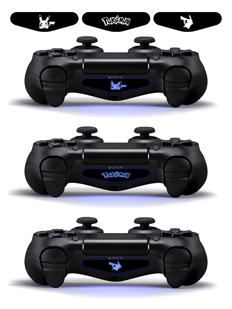 9 шт./компл. светильник светодиодный наклейки для кожи для Playstaion4 PS4 Геймпад светильник наклейки для PS4 Slim Ps4 pro игровой контроллер