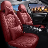 leather car seat cover for vw tiguan touareg touran atlas gol caravelle sharan variant car accessories