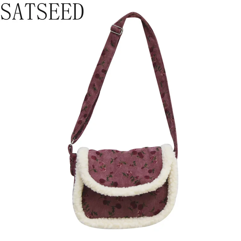 2020 новая осенне-зимняя Вельветовая стеганая маленькая Диагональная Сумка из