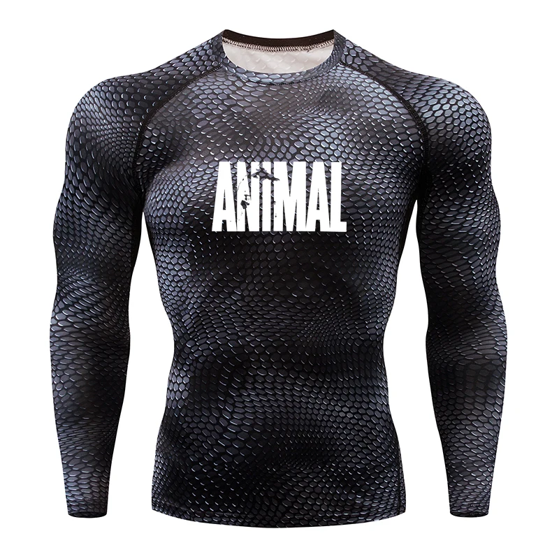 Мужская футболка для бега бодибилдинг спортивная одежда бренд компрессионный