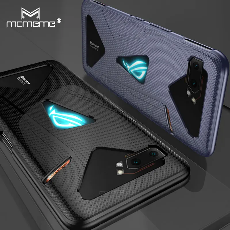 Case for ASUS Rog Phone 2 All Inclusive Soft Shockproof Cross Design Heat Dissipation Cover bag shell |