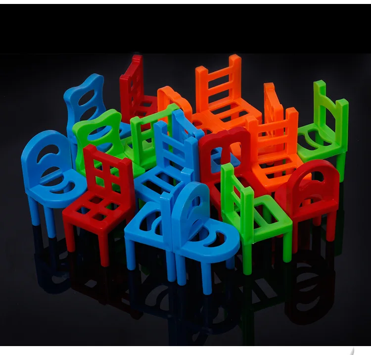 18 шт./компл. балансирующие штабелируемые стулья строительные блоки детский