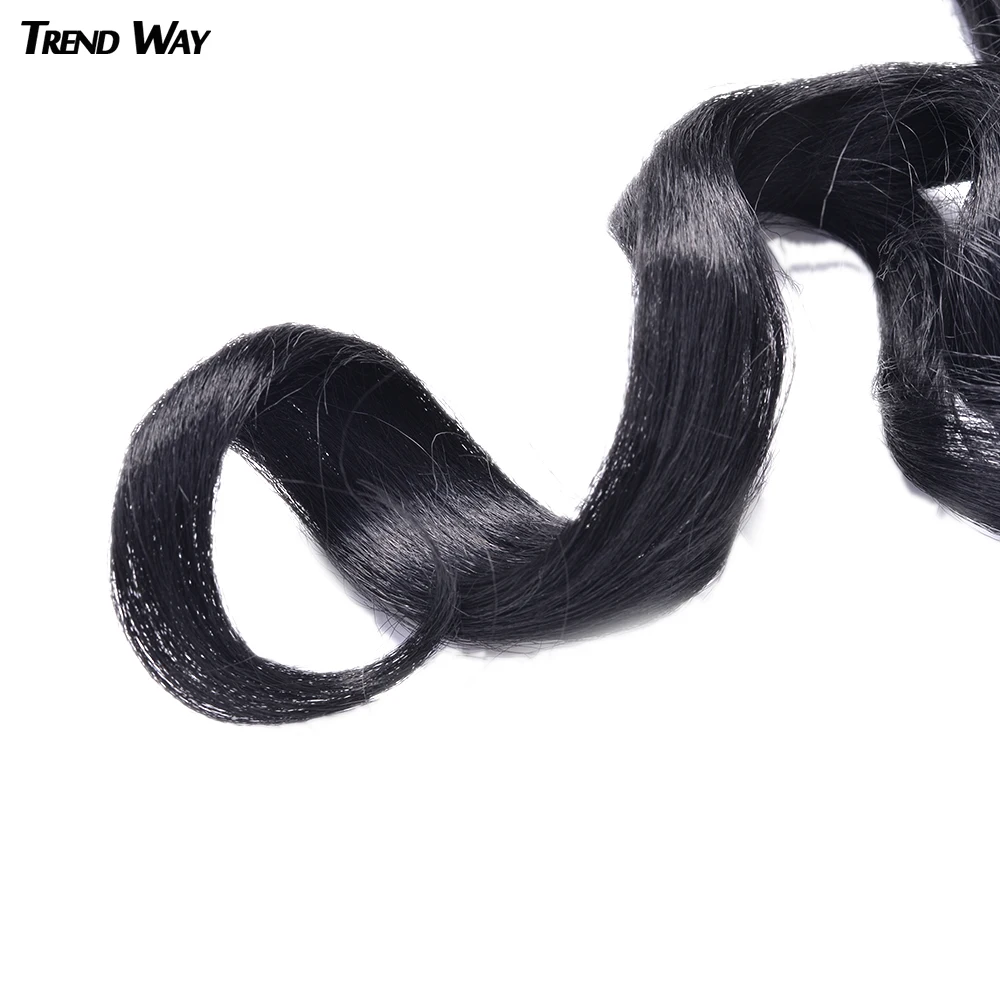 Спиральные вьющиеся синтетические волосы Омбре предварительно растягивающиеся