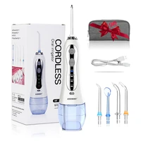 portable water dental flosser 5 mode electric oral irrigator water jet usb rechargeable dental irrigator teeth cleaning