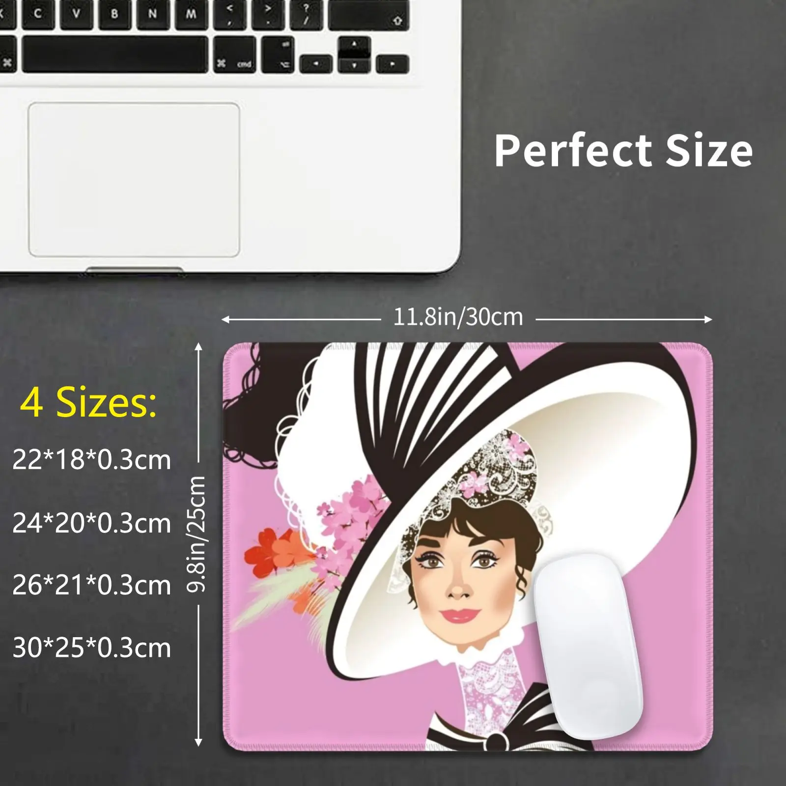 Коврик для мыши Eliza At Ascot подушка с принтом сделай сам Одри Хепбёрн белья Doolittle My Fair