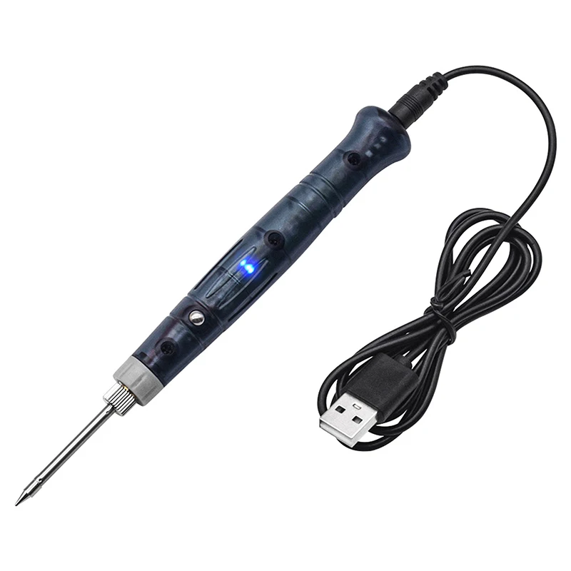 

Портативный USB-паяльник, профессиональные электрические нагревательные инструменты, ручка со светосветильник индикатором, сварочный пист...