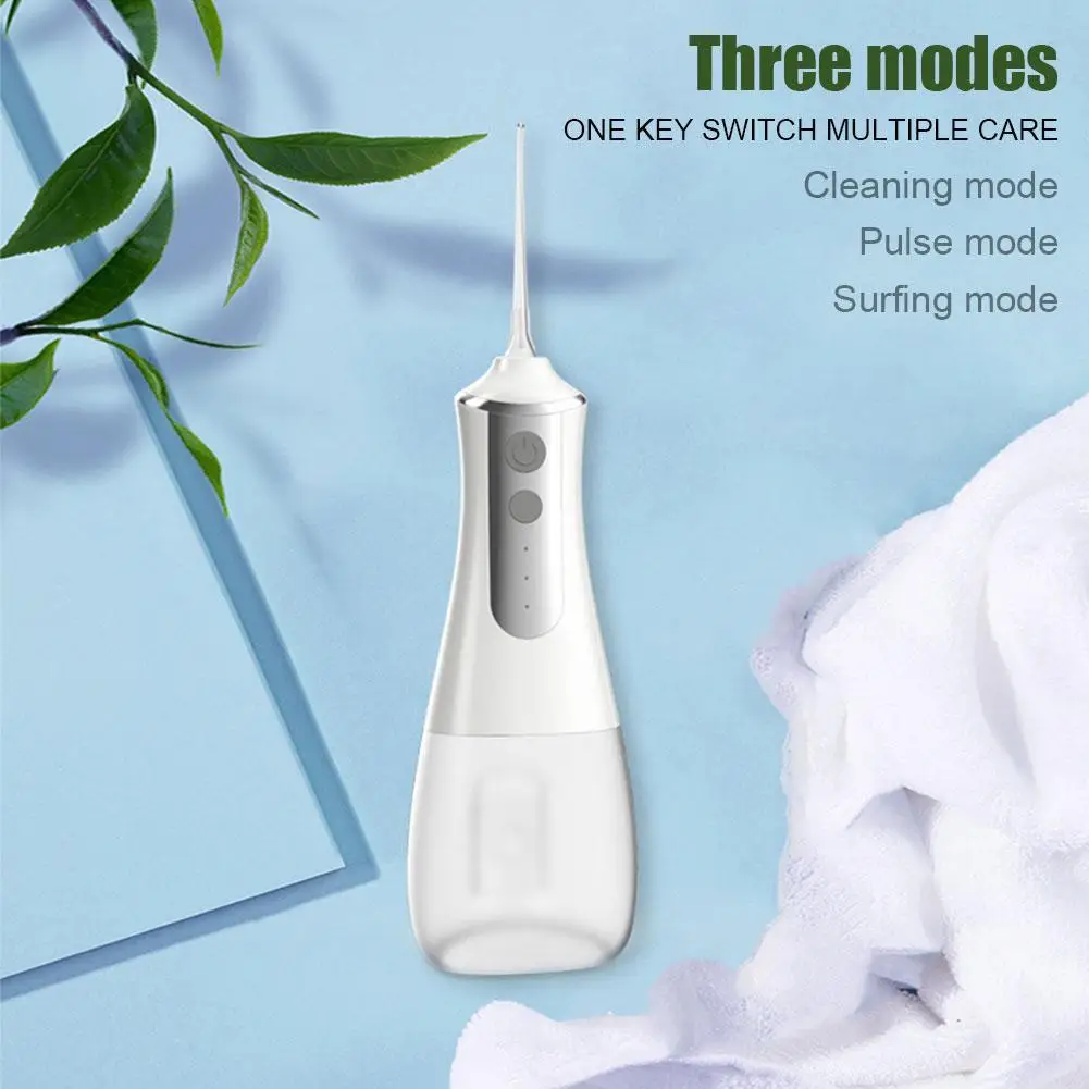 

Electric Tooth Punch Oral Irrigator USB Rechargeable Water Floss Portable Dental Water Flosser Jet Irrigator Dental Teeth Clean
