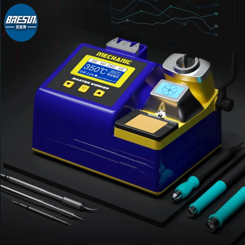 

Механическая Магнитная Бессвинцовая паяльная станция 1S, Сварочная платформа с быстрым нагревом для T210, T245, T115, инструменты с ручкой и железн...