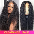 Парики из кудрявых человеческих волос, HD, прозрачные, на сетке спереди, парики из человеческих волос, парики на застежке, кудрявые, 150% бразильские, на сетке спереди, парики