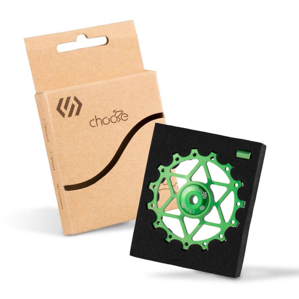 

Mtb Bike Rear Derailleur Pulleys 13 T / 15T Ceramic Bearings Bike Rear Derailleur Jockey Wheels