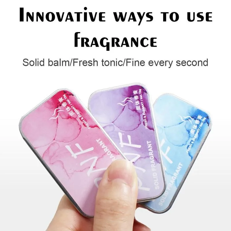 

New Portable Prefume Balm For Women Men Fresh Balm 10ml Antiperspirant Aroma Lasting Fragrance Long Body Deodor Q3R8